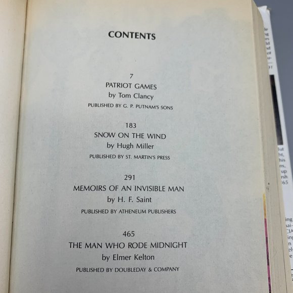 Reader's Digest Condensed Books Volume 5 from 1987 - Picture 11 of 12